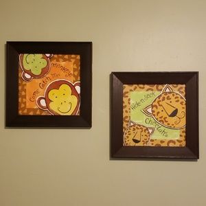 SOLD. Home Accents Children's Wall Art.